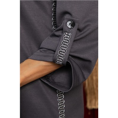 Платье Лайма (серое) П14793-4М