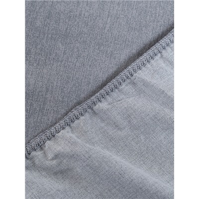 Постельное белье поплин Иваново (без пододеяльника) / Серый