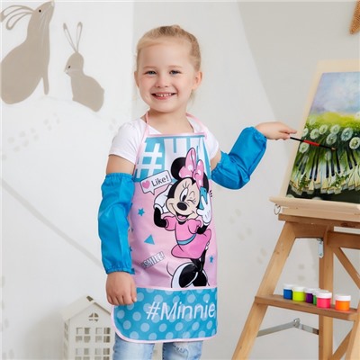 Фартук с нарукавниками детский Smile, Минни Маус, 49×39 см
