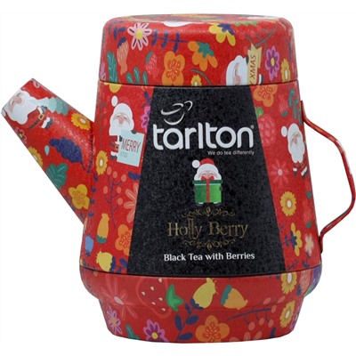 TARLTON. Новый год. Teapot Black Berry 100 гр. жест.банка
