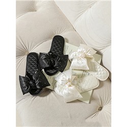 Тапочки «Блеск» чёрные