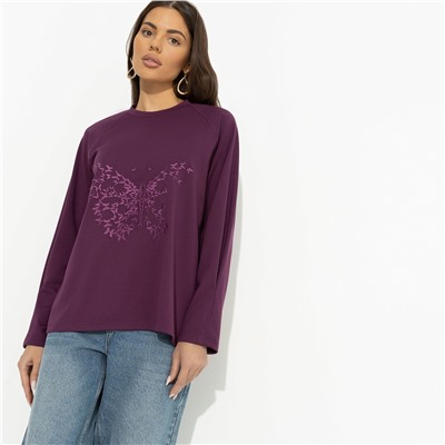 Свитшот с вышивкой, Шепот нежности