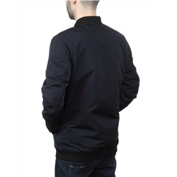 EM25056-2 DARK BLUE Куртка-бомбер мужская демисезонная (100 гр. синтепон)