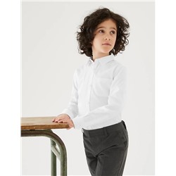 2pk Boys' Slim Fit Non-Iron School Shirts (2-18 Yrs)