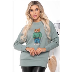 Свитшот "Тедди" (грин) Б7543