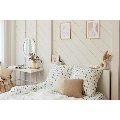 Постельное бельё «Этель» 2 сп Eucalyptus 175х215 см, 200х220 см, 70х70 см - 2 шт