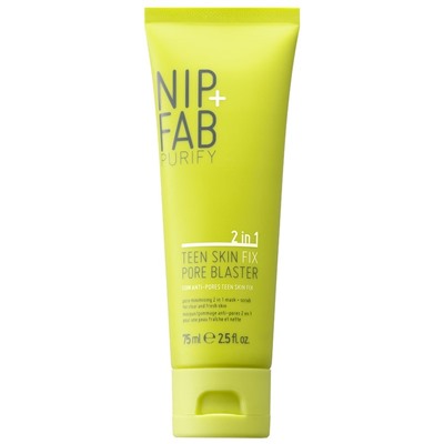 Nip + Fab Teen Skin Fix Pore Blaster Mask & Scrub Gesichtspeeling Masken & Peelings, 75 мл