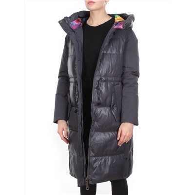 8986 DARK GRAY Пальто зимнее женское CORUSKY (200 гр. холлофайбера)
