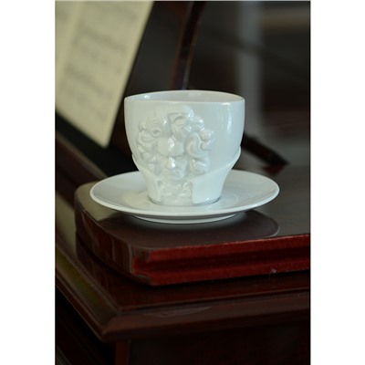 Чайная пара Talent, Ludwig van Beethoven, 260 мл, белая