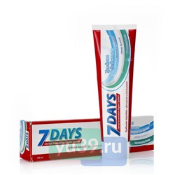 Зубная паста 7 DAYS Тройное действие, 100 мл.