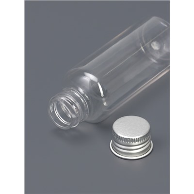 Набор для хранения, 2 предмета, 50 мл, цвет серебристый/прозрачный