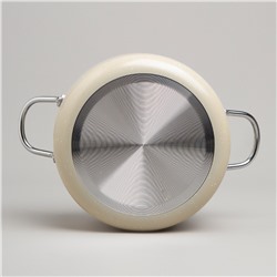 КАСТРЮЛЯ AGNESS С АНТИП. ПОКР.  И СТЕКЛ. КРЫШКОЙ 1350 МЛ, 16*8 СМ