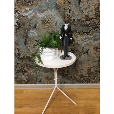 Столик журнальный SHT-CT11
                        белый муар