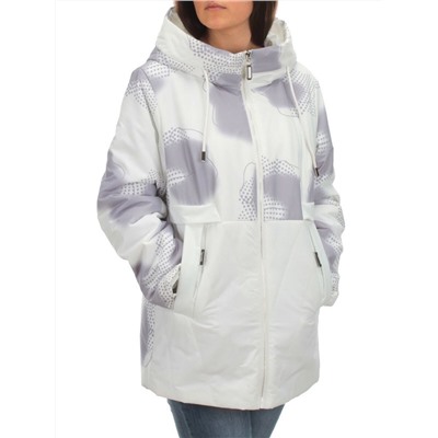 M8534 WHITE Куртка демисезонная женская (100 гр. синтепон) Maria