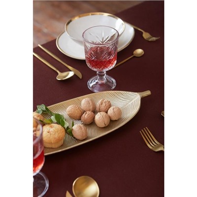 Скатерть "Этель" Cozy 150*220 +/-3см, цв.шоколад, пл. 192 г/м2, хл с ВГМО