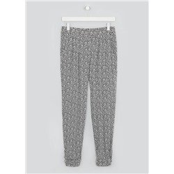 Ditsy Print Harem Trousers