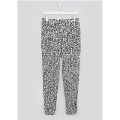 Ditsy Print Harem Trousers