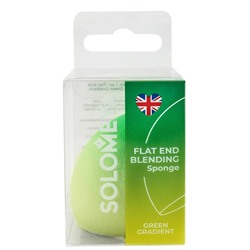 SOLOMEYA Спонж для макияжа со срезом GREEN GRADIENT (кор)