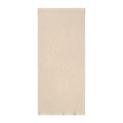 Полотенце банное из умягченной вафли кремового цвета из коллекции Essential, 70x140 см