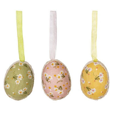 GAEM Изделие декоративное подвесное "Яйцо" (блок 12шт), L4 W3 H6 см, 3в.