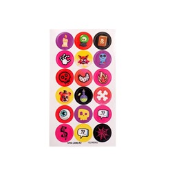 Игрушка - сюрприз Funny box «Страшный мишка»: детский брелок, наклейки, карточка, цвет МИКС