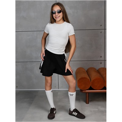 Шорты "Крош" Черный Девочка