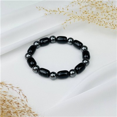 Радуга Самоцветов Браслет из Агата и Гематита