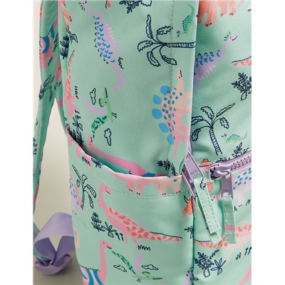 Kids' Water Repellent Dinosaur School Backpack