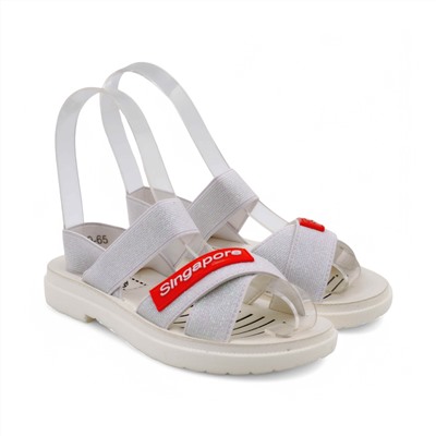 Босоножки LV69-65 серебро