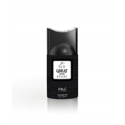 Prive Дезодорант-спрей GREAT EVENT  мужской 250мл
