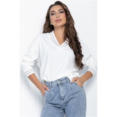 Джемпер Ванильные небеса (белый) Б14399-5М