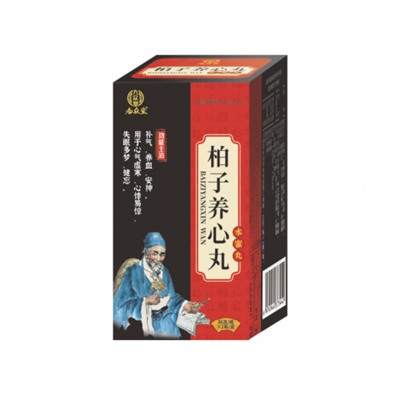 Пилюли "Бай Цзы Ян Синь Вань" (Bai Zi Yang Xin Wan) 36 г x 2 бутылки