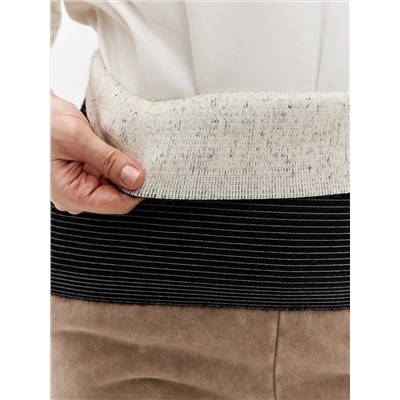 Пояс эластичный согревающий «Зима+Лето» из собачьей шерсти и хлопка