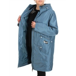 BM-15 GRAY/BLUE Куртка демисезонная женская (100 гр. синтепон)