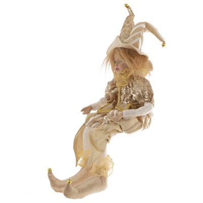 GAEM Игрушка набивная "Клоун" (муз, движ), L14,5 W12 H44 см (полка 23 см.)