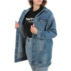 8925-1 BLUE Куртка джинсовая женская