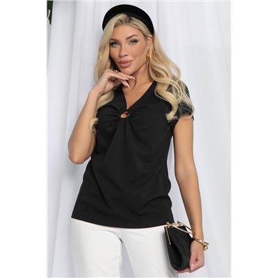 Блуза Луизиана (черная) Б13030-19М