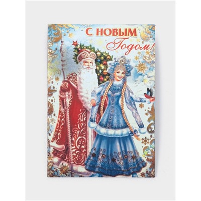 Подарочный набор посуды Adelica «С Новым годом», менажницы деревянные: снеговик 25×14 см, ёлка 25×20,5 см, магнит, в подарочной коробке