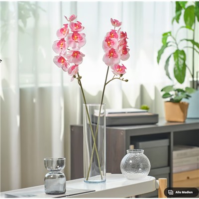SMYCKA Kunstblume, drinnen/draußen/Orchidee rosa, 60 cm