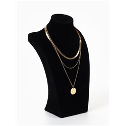 Бюст для украшений QF, 18×12×30 см, чёрный