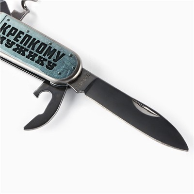 Подарочный набор мужской «Настоящий мужской набор»: нож мультитул, стопки 2 шт.