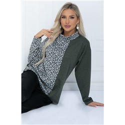 Блуза Элли (хаки) Б11306