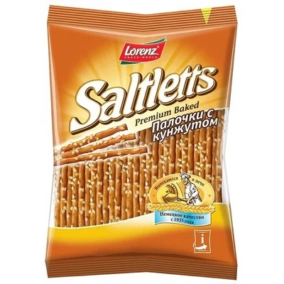 Палочки с кунжутом Saltletts 60гр.1/34