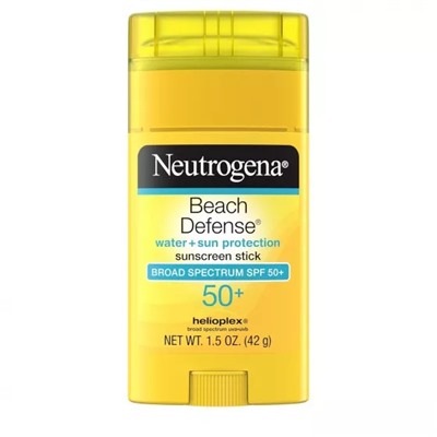 Солнцезащитный крем-стик SPF 50+ (42 г), Beach Defense Sunscreen Stick Broad Spectrum SPF 50+, произв. Neutrogena