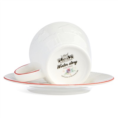 ЧАЙНЫЙ НАБОР LEFARD "WINTER STORY" НА 2 ПЕР. 4 ПР. 240 МЛ (КОР=12НАБ.)