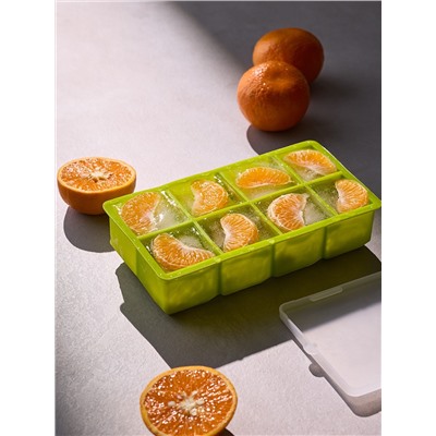 Форма для льда с крышкой Ice cubes, 8 ячеек
