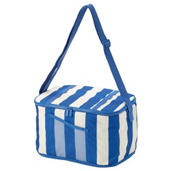 PILLERSTARR, Kühltasche, gemustert/blau,, 38x22x26 cm