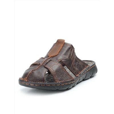 P2322-10 BROWN Тапочки мужские (натуральная кожа)