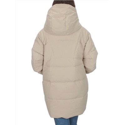 H23-680 BEIGE Куртка зимняя облегченная женская (150 гр. холлофайбер)