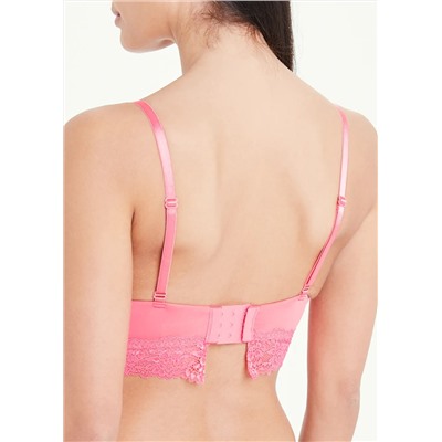 Lace Trim Non Wired Bra